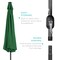 Best Choice Products 10ft Solar LED Lighted Patio Umbrella w/ Tilt Adjustment, UV-Resistant Fabric